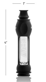 GRAV 4" Octo Taster 16Mm Chillum One Hitter Silicone Glass Smoking Bowl- Avacodo