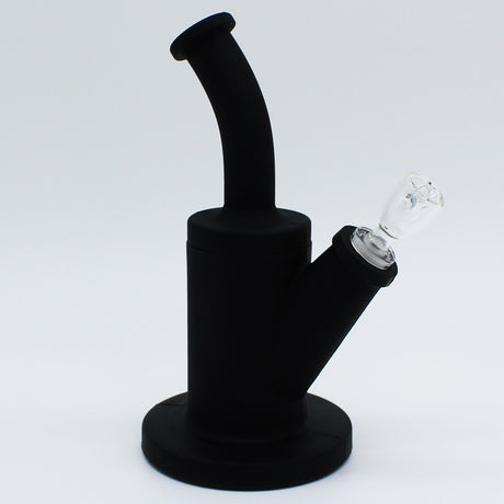 Silicone Rig Smoking Water Pipe Tobacco with 14Mm Glass Bowl