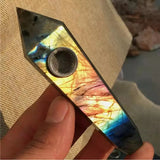 Natural Quartz Smoking Pipe Crystal Point Wand Stone Rock Obelisk Healing 1Pc