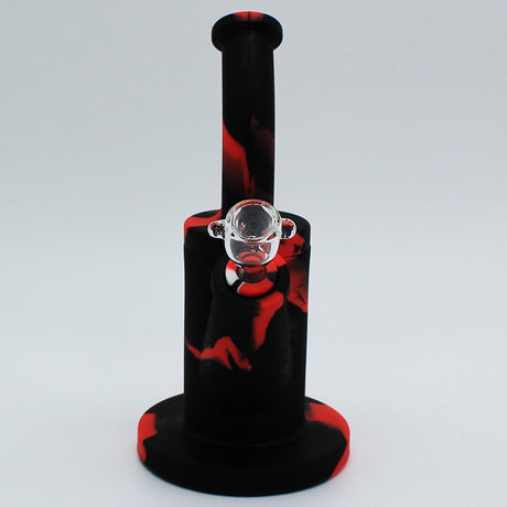 Silicone Rig Smoking Water Pipe Tobacco with 14Mm Glass Bowl