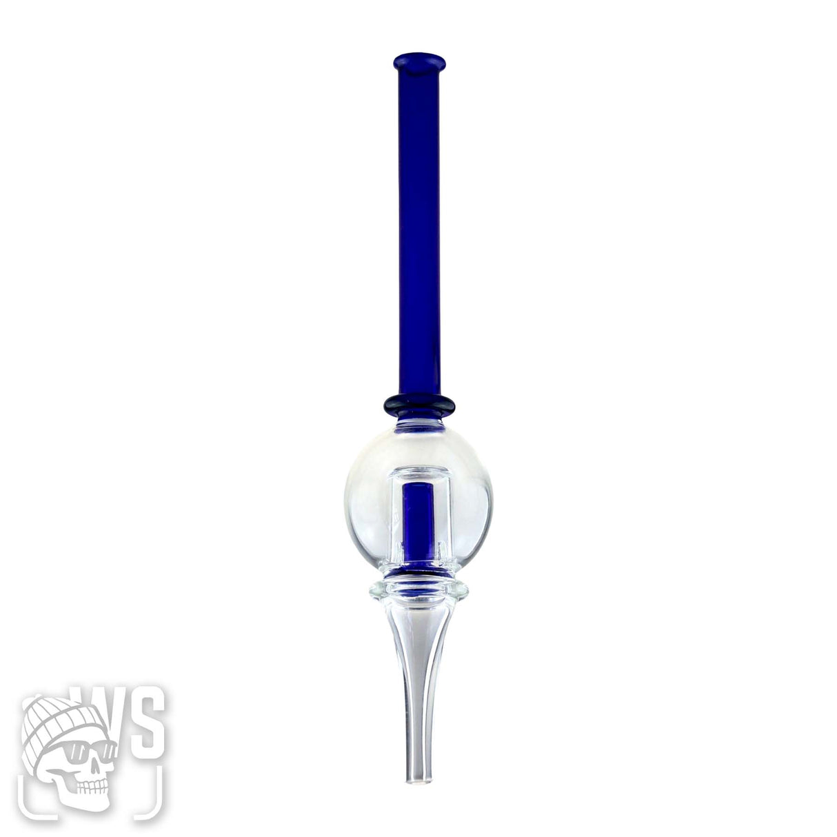 7 IN PREMIUM GLASS PIPE STRAW – HANDHELD DESIGN