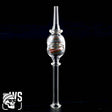8 IN GLASS STRAW PIPE – ASSORTED COLOR GLASS PIECE
