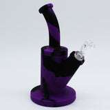 Silicone Rig Smoking Water Pipe Tobacco with 14Mm Glass Bowl