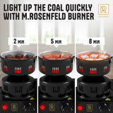 M. ROSENFELD PRO HOOKAH ELECTRIC COAL BURNER FIRE TOWER MULTIPURPOSE STOVE