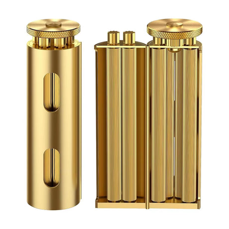 SOLID BRASS MANUAL CIGARETTE ROLLING MACHINE – FITS 70 MM ROLLING PAPERS