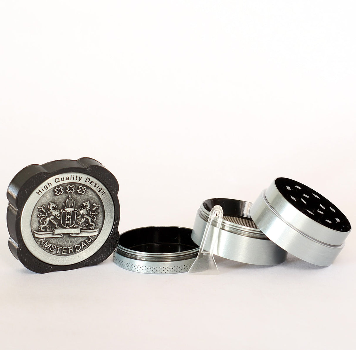 3 Pipe Set Premium Wood Hand Carved Smoking Pipes, with Easy Top Grinder L3GABLN