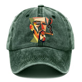 CIGAR COOL ABSTRACT SMOKER DENIM CLASSIC CAP