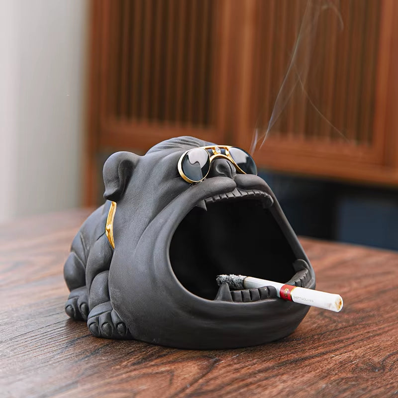 Cartoon Cow Ashtray anti Fly Ash Car Cigar Ashtray Home Living Room Large Capacity Ceramic Ashtray Creative Home Decoration