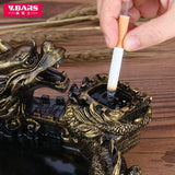 Creative Design Unique Portable Living Room Ashtray for Car Interior Home Frame Dragon Ashtray as Gift for Friends