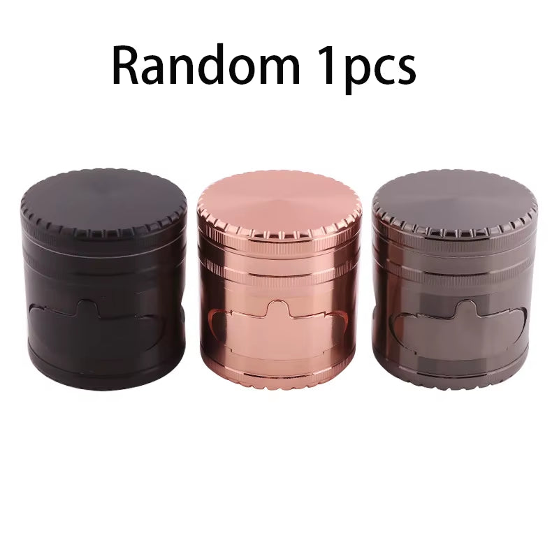 63 MM 5-LAYER ZINC ALLOY HERB & TOBACCO GRINDER – DURABLE HAND GRINDER
