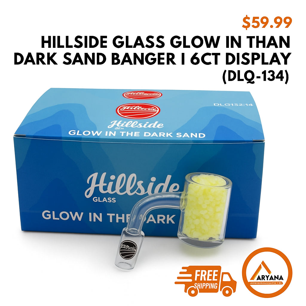 GLASS GLOW in the DARK SAND BANGER | 6CT DISPLAY (DLQ-134)