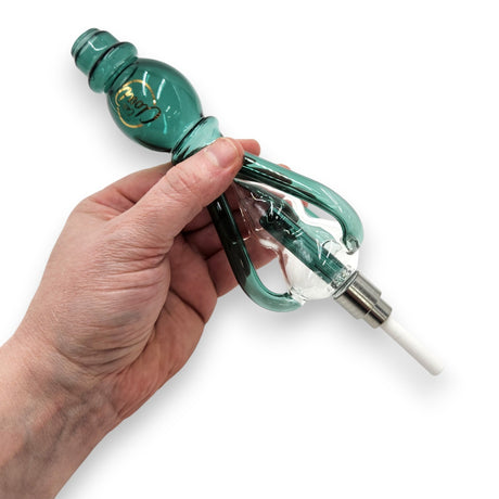 9" Vapor Straw Kit Water Pipe Vortex RECYCLER PERC Wax Tobacco Glass