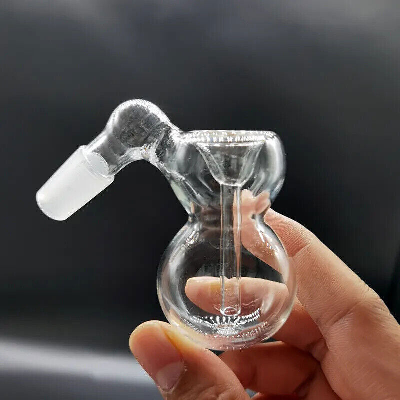 MINI 14Mm 45 Degree Glass Ash Catcher Pyrex Reclaimer Bong Gourd Bowl Bubbler
