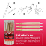 Kashmir Pre Rolled Cones King Size Strawberry Flavored Rolling Paper Cones 50 Ct