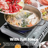 GVDV PORTABLE 1-BURNER BUTANE CAMPING GRAY STOVE WITH UPDATED CARRYING CASE