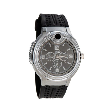 Watch Watch Style Metal Open Flame Lighter Creative Men'S Sports Open Flame Watch Lighter Inflatable Adjustable Fmale Encendedor