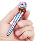 (Pack of 2) 3.5" Metal Detachment Tobacco Smoking Pipe with Cap & Box Hand Pipes