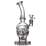 Fab Egg Glass Water Pipe Thick Hookah Rig Recycler Bong Bubbler with 14Mm Bowl