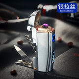 Dual Arc Plasma Electric Lighter USB Rechargeable, Multi Function,Outdo