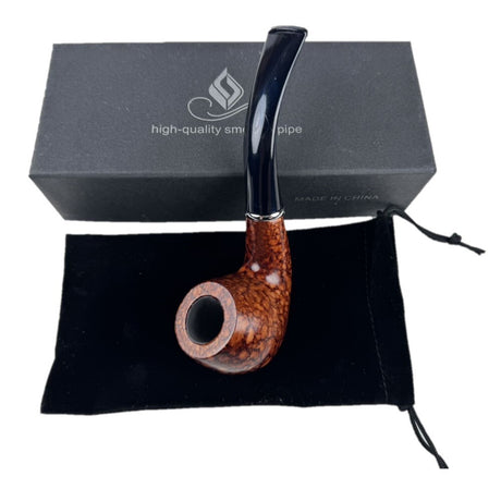 Durable Wooden Wood Smoking Pipe Tobacco Cigarettes Cigar Pipes Enchase Gift W/H