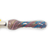 7" TITANIUM TIP Vapor Straw High Quality Thick Glass Wax Tobacco Smoking Pipe