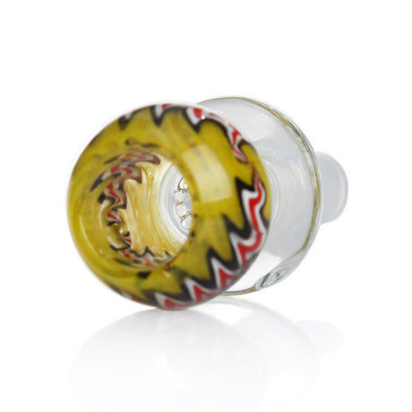 14Mm Glass Bowl 7-Hole Screen Thick Large Capacity Made with American Glass Rod