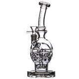 Fab Egg Glass Water Pipe Thick Hookah Rig Recycler Bong Bubbler with 14Mm Bowl