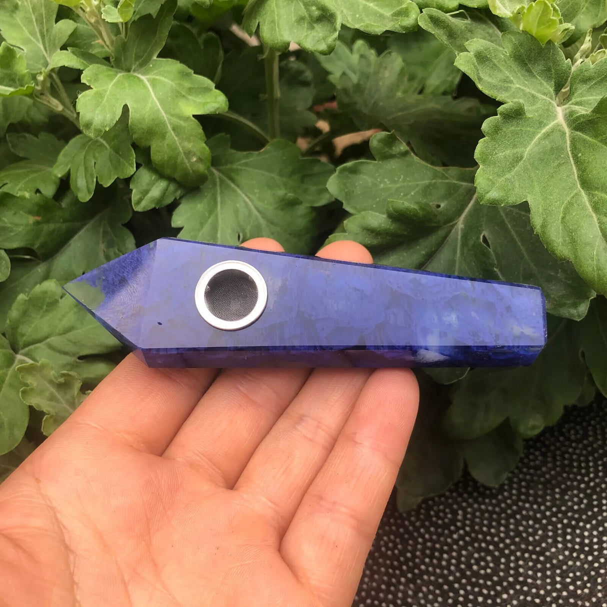 Natural Quartz Smoking Pipe Crystal Point Wand Stone Rock Obelisk Healing 1Pc