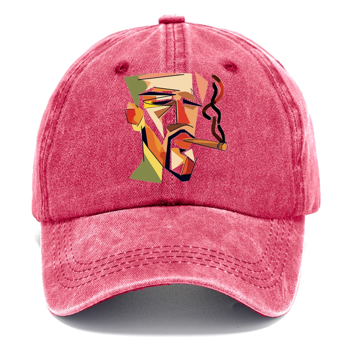 CIGAR COOL ABSTRACT SMOKER DENIM CLASSIC CAP