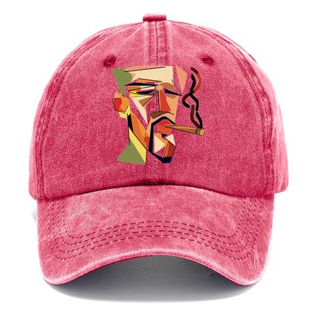 CIGAR COOL ABSTRACT SMOKER DENIM CLASSIC CAP