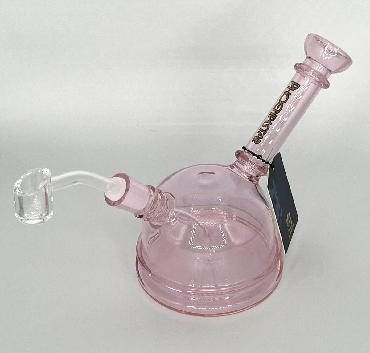 💗PHOENIX STAR 6" PINK BUBBLER BONG RIG - 2 FREE GIFTS - GIRLY - THICK GLASS 💗