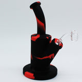 Silicone Rig Smoking Water Pipe Tobacco with 14Mm Glass Bowl