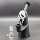 6.3" Faceless Man Hookah Smoking Bubbler Silicone Bong Water Pipe W/ Glass Bowl