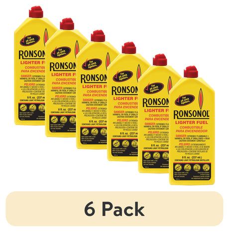 RONSON LIGHTER FUEL – 8 OZ, 6 PACK