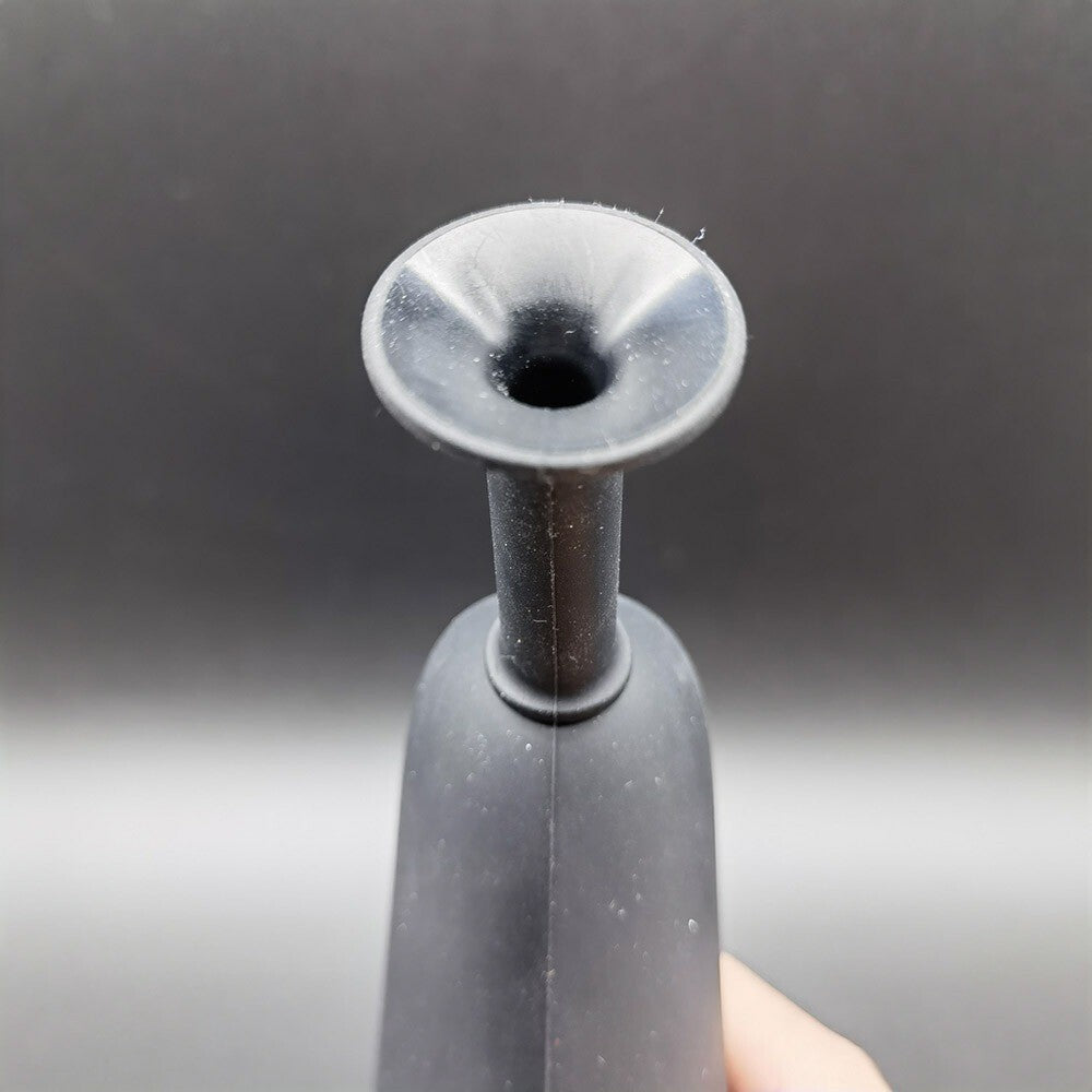 6.3" Faceless Man Hookah Smoking Bubbler Silicone Bong Water Pipe W/ Glass Bowl