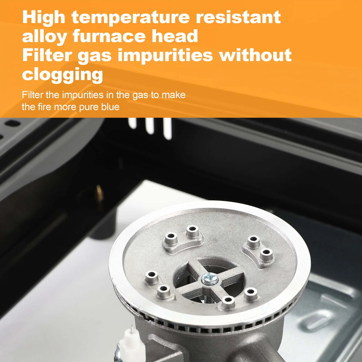 GVDV PORTABLE 1-BURNER BUTANE CAMPING BLACK STOVE WITH UPDATED CARRYING CASE