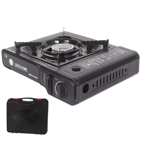 PINKSHEEP SINGLE-BURNER PORTABLE BUTANE GAS STOVE FOR CAMPING