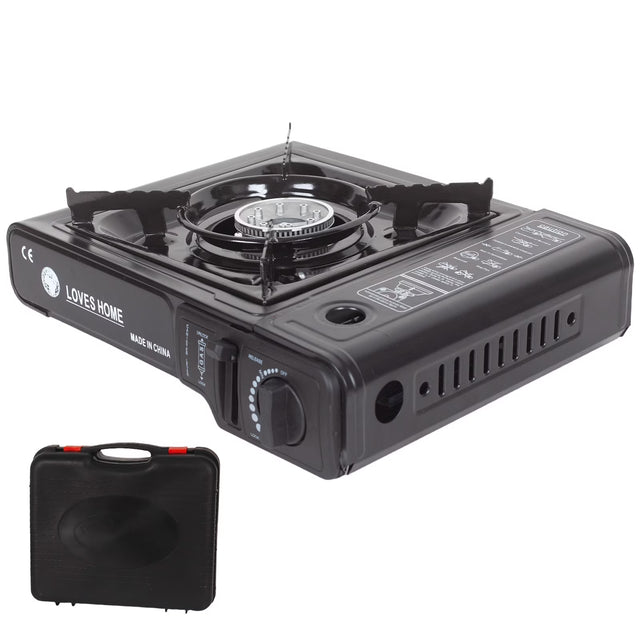 PINKSHEEP SINGLE-BURNER PORTABLE BUTANE GAS STOVE FOR CAMPING