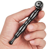 4.3" Metal Detachment Tobacco Smoking Pipe with Cap Lid Screens and Tools Screen