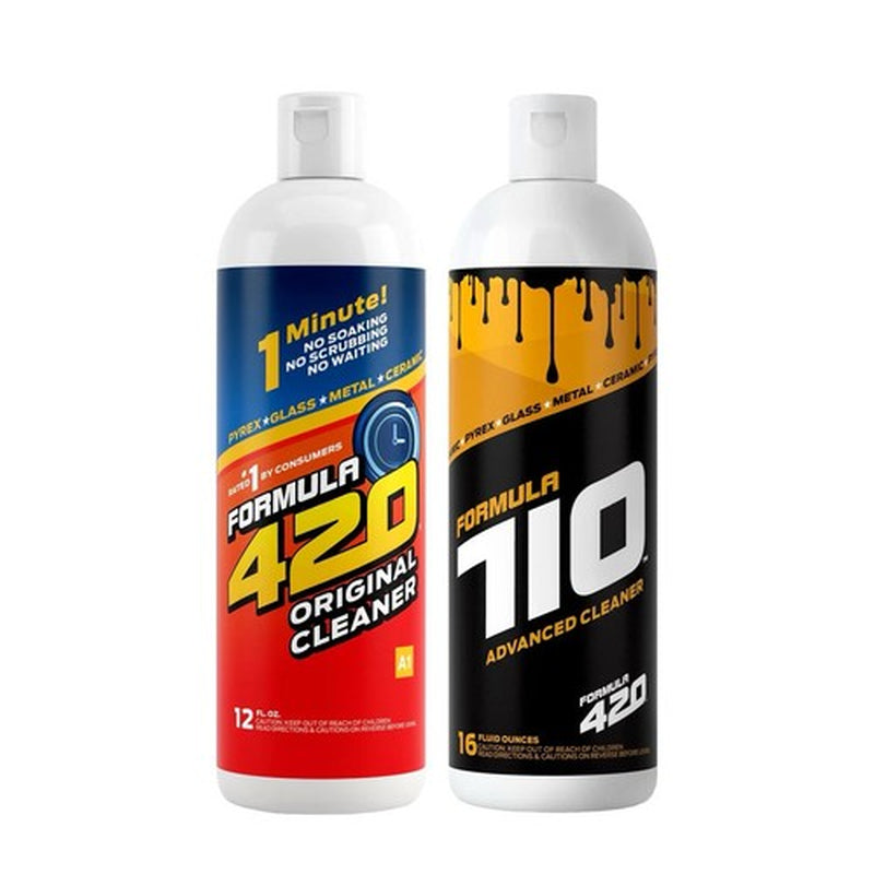 Formula 420 + 710 Cleaner Combo Pack – Glass Metal Ceramic Cleaning Solution Set
