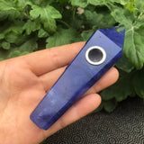Natural Quartz Smoking Pipe Crystal Point Wand Stone Rock Obelisk Healing 1Pc