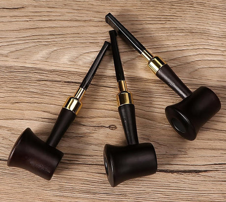 1 Durable Wooden Wood Smoking Pipe Tobacco Cigarettes Cigar Pipes Enchase Gift22