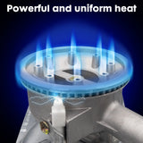 PINKSHEEP SINGLE-BURNER PORTABLE BUTANE GAS STOVE FOR CAMPING