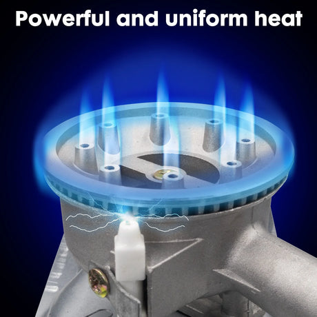 PINKSHEEP SINGLE-BURNER PORTABLE BUTANE GAS STOVE FOR CAMPING