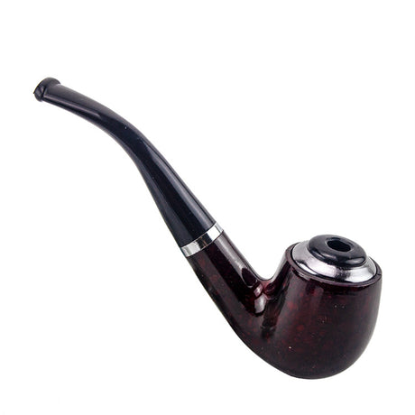 Durable Wooden Wood Sense Smoking Pipe Tobacco Cigarettes Cigar Resin Pipes Gift