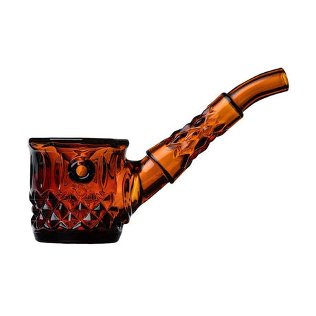 NWTN Collectible Glass Sherlock Spoon Estate Tobacco Hand Smoking Pipe Wood A