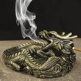 Creative Design Unique Portable Living Room Ashtray for Car Interior Home Frame Dragon Ashtray as Gift for Friends