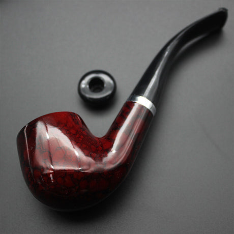 Durable Wooden Wood Sense Smoking Pipe Tobacco Cigarettes Cigar Resin Pipes Gift