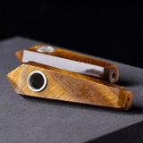 Natural Quartz Smoking Pipe Crystal Point Wand Stone Rock Obelisk Healing 1Pc