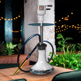 M. ROSENFELD PREMIUM GOLD SILICONE HOOKAH HOSE WITH ALUMINUM MOUTHPIECE